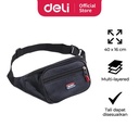 Deli Waist Bag / Tas Pinggang Pria / Tas Selempang Banyak Sekat EH1006
