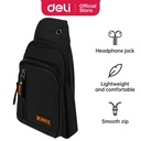 Deli Sling Bag / Tas Selempang Pria Bahu 31 cm Banyak Sekat EH1001-CS