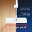 Vusign Flat Mop Pel Lantai Microfiber Dapat Diputar 360 Derajat VS100X