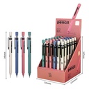 Deli Mechanical Pencil / Pensil Mekanik 0.7mm Dengan Penghapus S1232