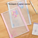 Deli Zip Bag / Tempat Pensil Pouch Transparan CF799