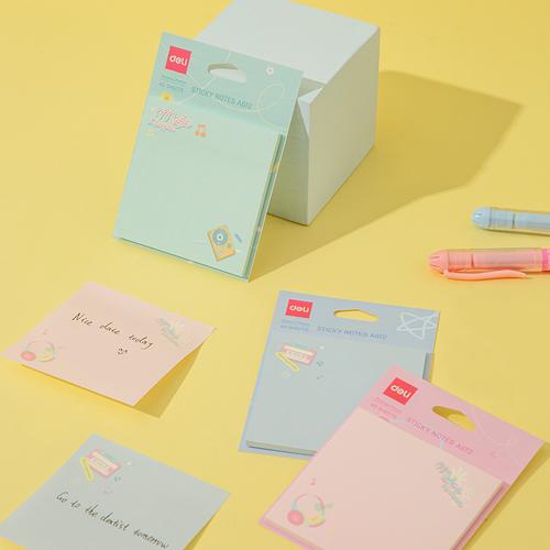 Deli Sticky Notes / Memo Tempel Kertas Penanda EA612