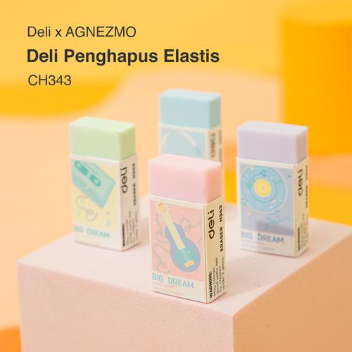 Deli Pencil Eraser Penghapus Elastis Macaroon CH343
