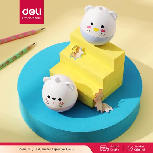 Deli Pencil Sharpener Rautan Pensil Hewan Lucu EH562