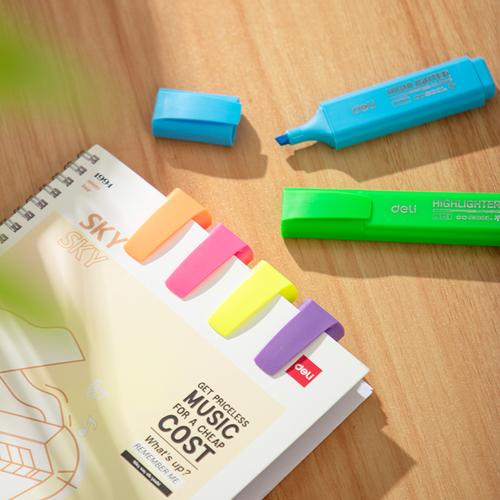 Deli Highlighter / Penanda Isi 6 Warna Terang CU348