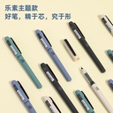 Deli Roller Pen / Roller Gel Pen Pulpen Roller Tinta Hitam 0.5mm S1656