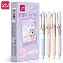 Deli Gel Pen / Pulpen Gel Kartun 0.5mm Tinta Hitam A132
