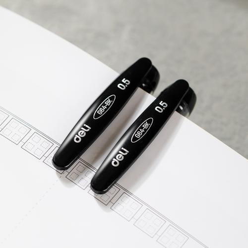 Deli Gel Pen Pulpen Gel 0.5mm Pegangan Anti Slip Penulisan Halus EG64