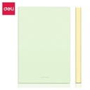 Deli Leather Cover Notebook Buku Catatan Agenda Soft Cover A5 EN140L
