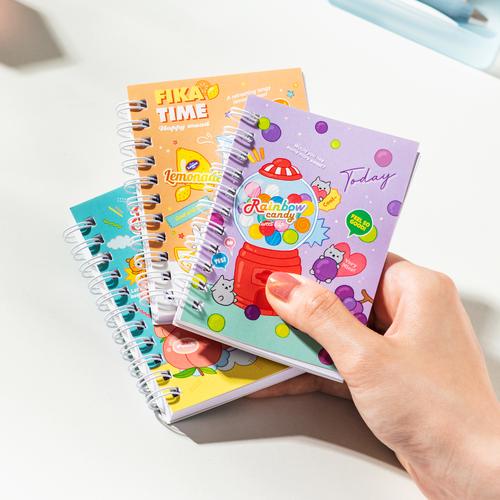 Deli Spiral Notebook / Buku Tulis Catatan Mini A7 60 80 Lembar EN01X