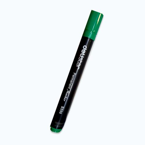 Deli Permanent Marker / Spidol Permanen Hijau Warna Cerah ES550A