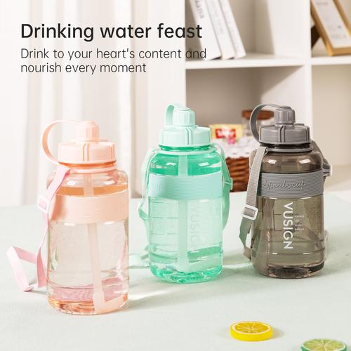 Vusign Water Bottle / Botol Minum Bening Motivasi 1.5 Liter VS820