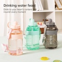 Vusign Water Bottle / Botol Minum Bening Motivasi 1.5 Liter VS820