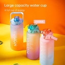 Vusign Water Bottle / Botol Minum Rainbow Motivasi 2 Liter VS818
