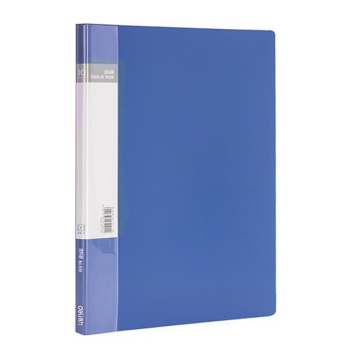 Deli Display Book / Map Holder Document A4 10 Pocket Checkered 5101