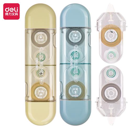 Deli Double Head Correction Tape / Pita Koreksi 2 in 1 Lucu 12 m 71512