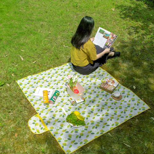 Vusign Picnic Mat / Tikar Piknik Lipat Anti Air Motif Lucu Tebal VS88X