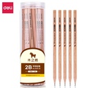 Deli Graphite Pencil Pensil 2B Kayu Triangular Nyaman Digenggam 33648
