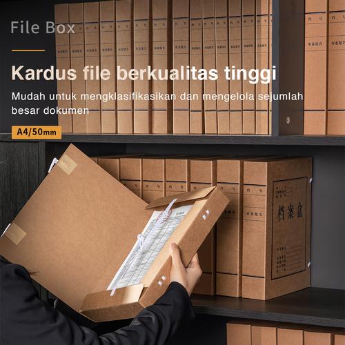 Deli Box File / Kardus File A4 Isi 10 Tebal 50mm 5925