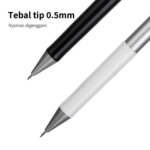 Deli Mechanical Pencil / Pensil Mekanik 0.5mm Desain Elegan S372