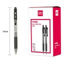 Deli Ballpoint Pen / Pulpen Bolpoin 0.7mm Tinta Hitam Halus S319