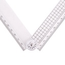 Deli Foldable Ruler / Penggaris Lipat 30 cm Transparan Plastik 71994