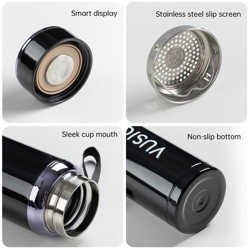 Vusign Thermos Bottle Botol Termos Tumblr Tempat Minum 800ml VS812-BK