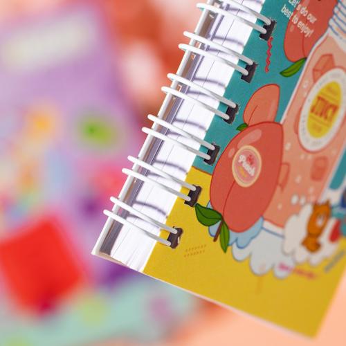 Deli Spiral Notebook / Buku Tulis Catatan Mini A7 60 80 Lembar EN01X