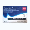 Deli Permanent Marker / Spidol Permanen Hijau Warna Cerah ES550A