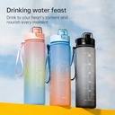 Vusign Water Bottle / Botol Minum Rainbow Motivasi 1 Liter VS82X