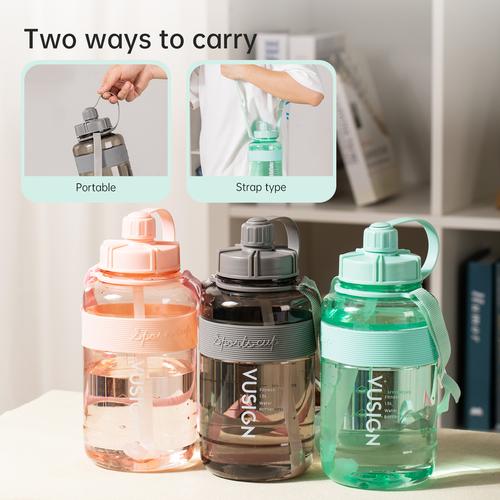 Vusign Water Bottle / Botol Minum Bening Motivasi 1.5 Liter VS820