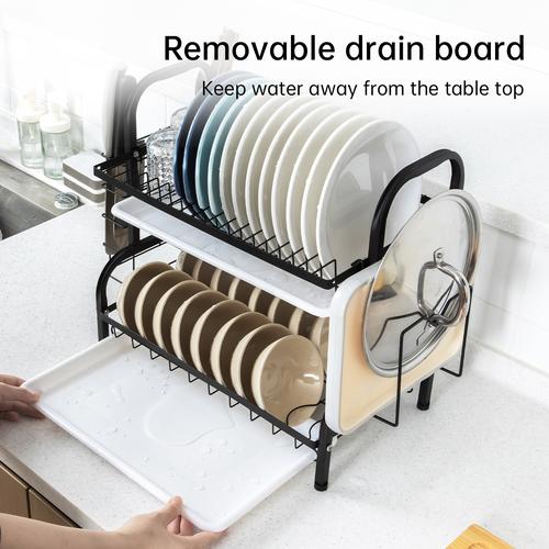 Vusign Placement Rack / Rak Piring Dapur Wastafel 42cm Kokoh VS70X