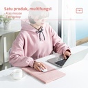 Deli Laptop Sleeve / Tas Laptop Kulit 2 in 1 13" Dengan Mousepad 63766
