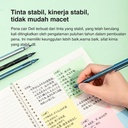 Deli Roller Pen / Roller Gel Pen / Pulpen Roller Hitam 0.5mm S1650