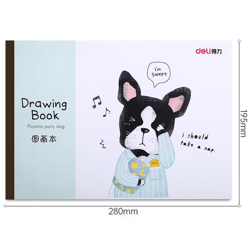 Deli Buku Gambar / Buku Mewarnai / Drawing Book 20 Lembar 28 CM 73375