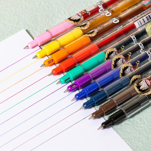 PAKET SIAP SEKOLAH DELI - Buku Tulis B5, Gel Pen Warna, Sticky Notes