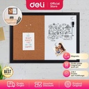 Deli Vusign Combination Board / Combo Papan Tulis dan Memo 2in1 VS018A