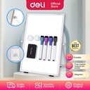 Deli Vusign Standing White Board / Papan Tulis Berdiri Portable VS023A