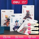 Deli Loose-Leaf Notebook/Binder Naruto B5 FreeRefill Waterproof GHB560