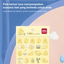 Deli Cartoon Sticker / Stiker Kartun Plastik PVC Lucu 25935