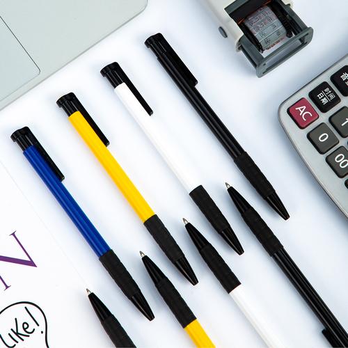 DELI Paket Hemat 10 - Ballpoin Pulpen Hitam,Biru,Merah & Tempat Pulpen