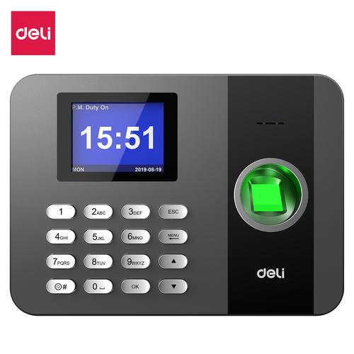 Deli Attendance Machine/Mesin Absensi Sidik Jari 2000 Data E3747PRO