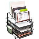 Vusign All-In-One Wire Mesh Desk Organizer / Rak Kertas 3Susun KK2668A