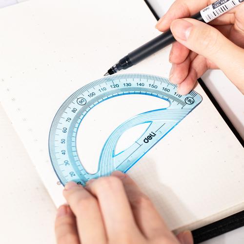 Deli Ruler Set / Set Penggaris 4 in 1 Kokoh Pengukuran CM & Inch EH12