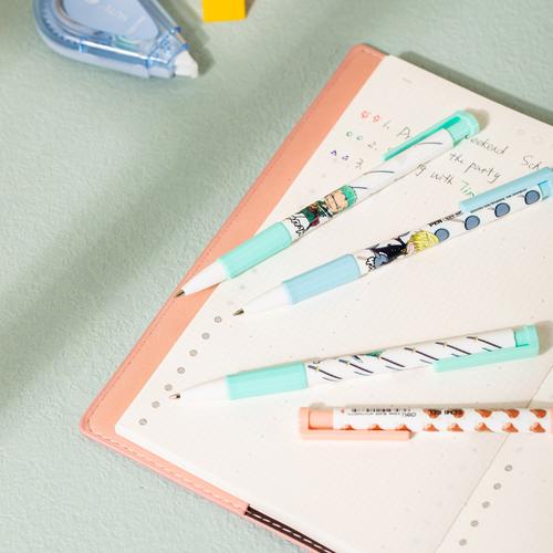 Deli Semi Gel Pen / Pulpen Cetek SemiGel 0.5mm Edisi One Piece CQ30-BK