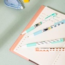 Deli Semi Gel Pen / Pulpen Cetek SemiGel 0.5mm Edisi One Piece CQ30-BK