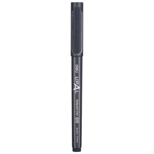 Deli Ballpoint Pen / Pulpen 0.7mm Mini Tip Tinta Hitam Isi 12/box EQ15