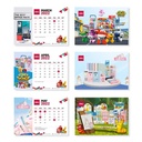 Deli Desk Calendar / Kalender Meja 2022 Desain Roy Wang & Tools IM05X