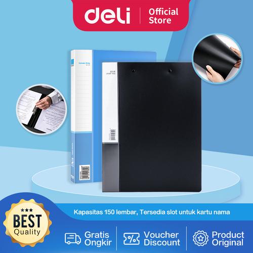 Deli File Clamp Folder Lever File / Tempat Menyimpan berkas A4 5301