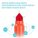 Deli Felt Pen / Spidol Warna Dengan Warna Terang Mudah Dicuci 70738-12